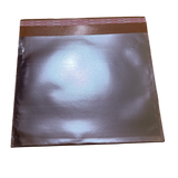 Aluminum plated silver high-end clothing packaging self sealing bag