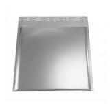 Aluminum plated silver high-end clothing packaging self sealing bag
